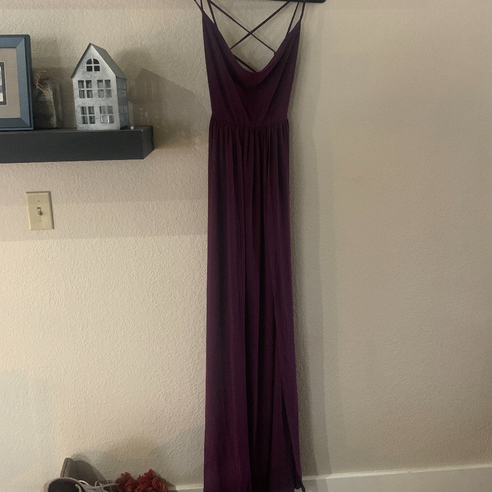 Windsor Fleur Double Slit Formal Dress